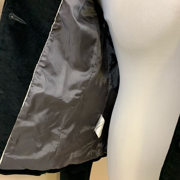 Eddie Bauer black velvet 2 button blazer size 8 - Picture 5 of 6